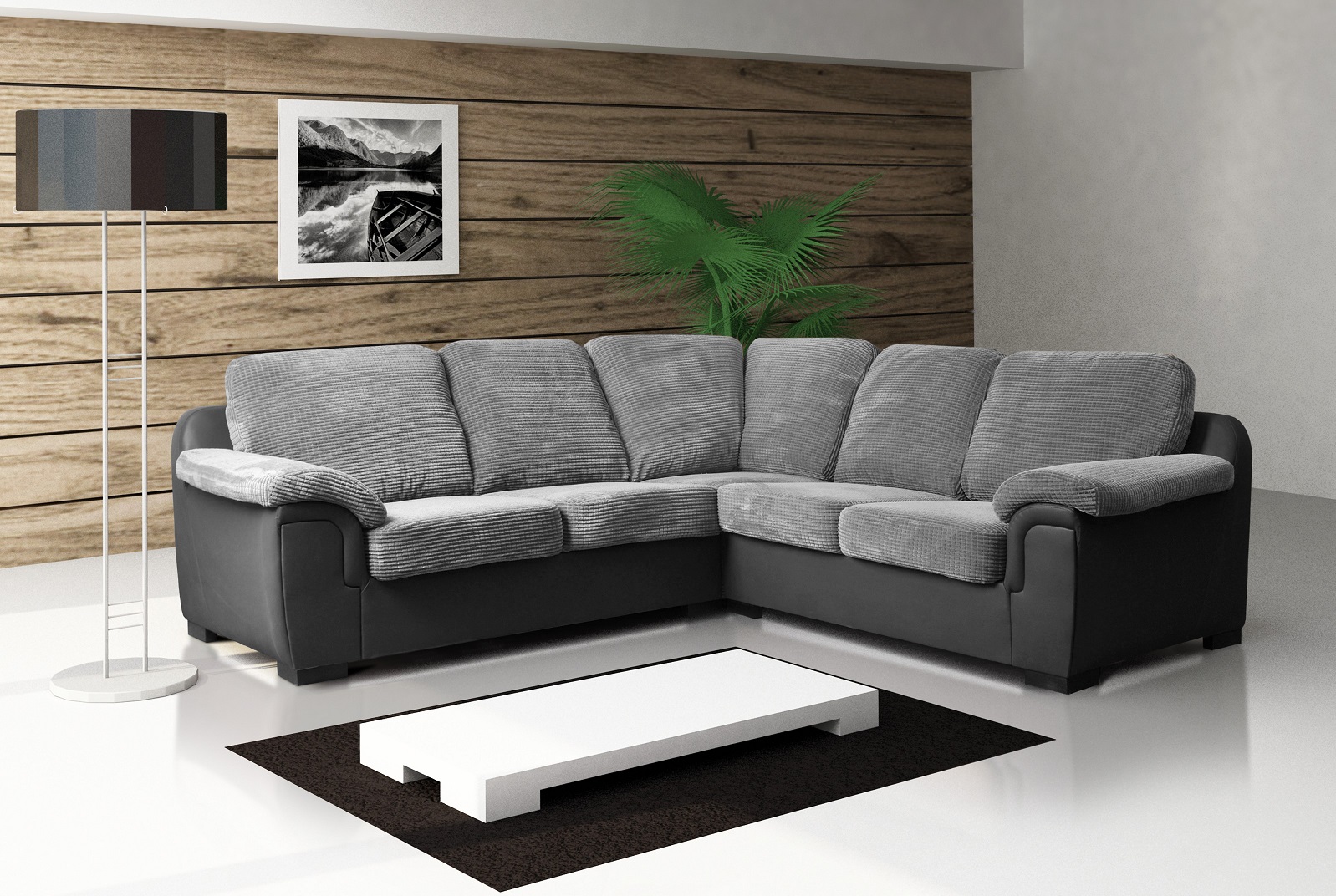 Amy Fabric Corner Sofa (2C2) PF Furniture