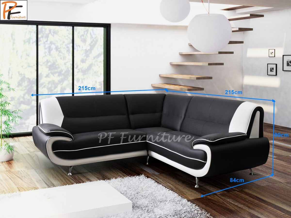 Olaf corner sofa faux leather-986