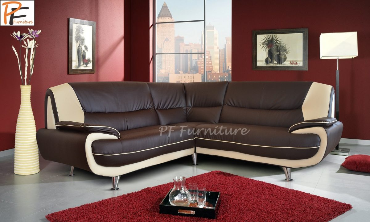 Olaf corner sofa faux leather-985