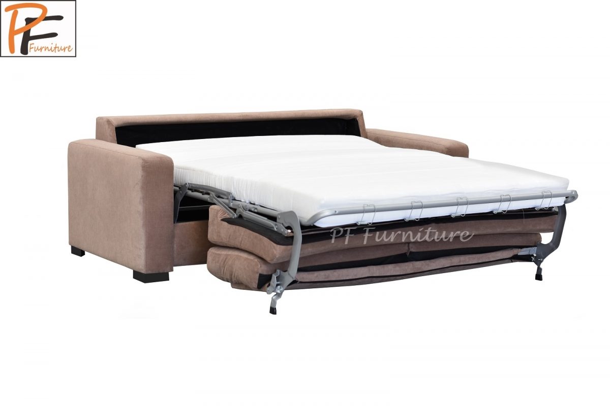 Paris Sofa Bed Fabric 3 Seater Foam Mattress-1329