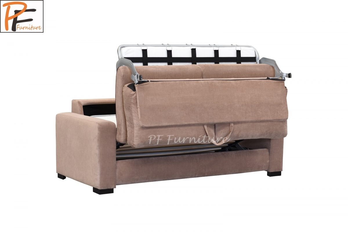 Paris Sofa Bed Fabric 3 Seater Foam Mattress-1327