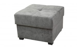 Footstool With Storage - Graphite