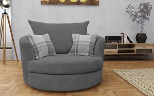 Joy Swivel Chair - Graphite