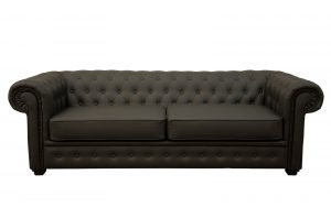 Imperial 2 Seater Faux Leather Sofa Bed