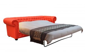 Imperial 3 Seater Faux Leather Sofa Bed